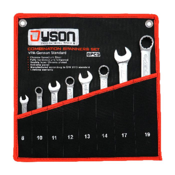COMBINATION SPANNERS 8 numbers